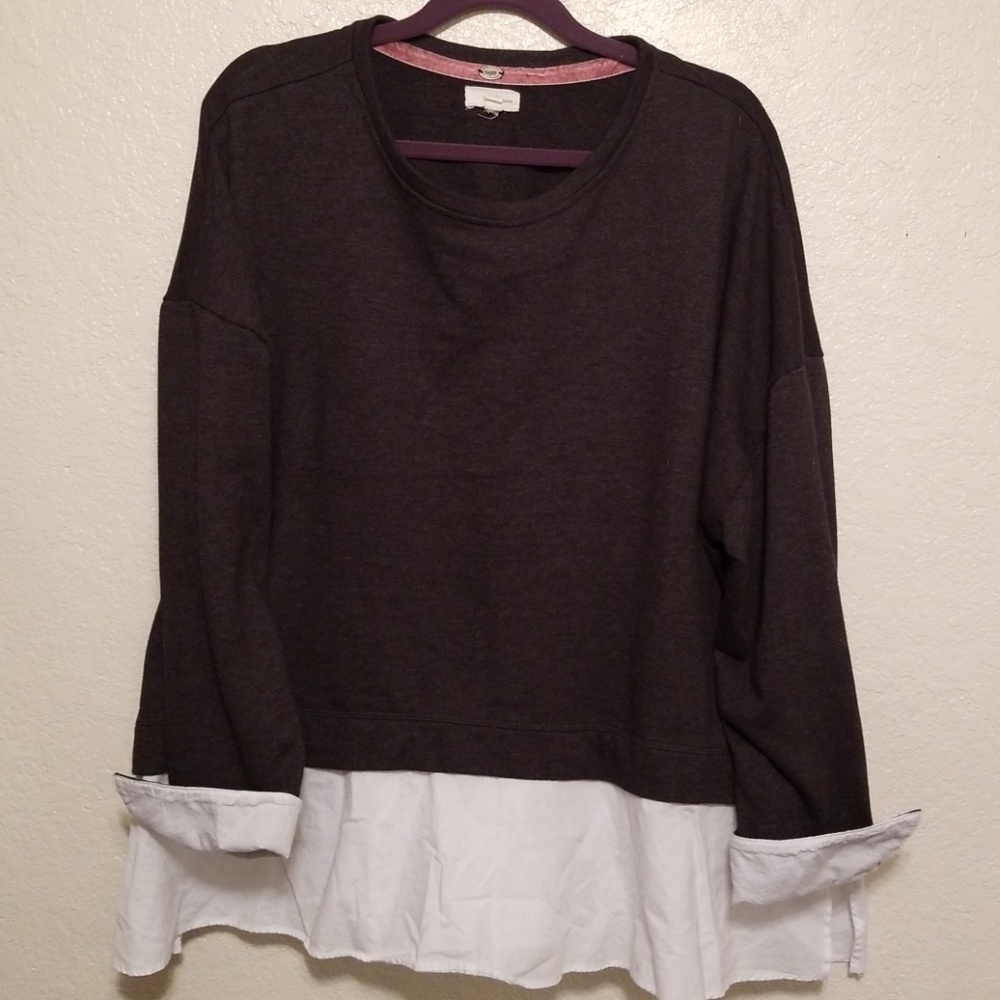 Cupio Gray Sweatshirt Shirt Xxl 2x